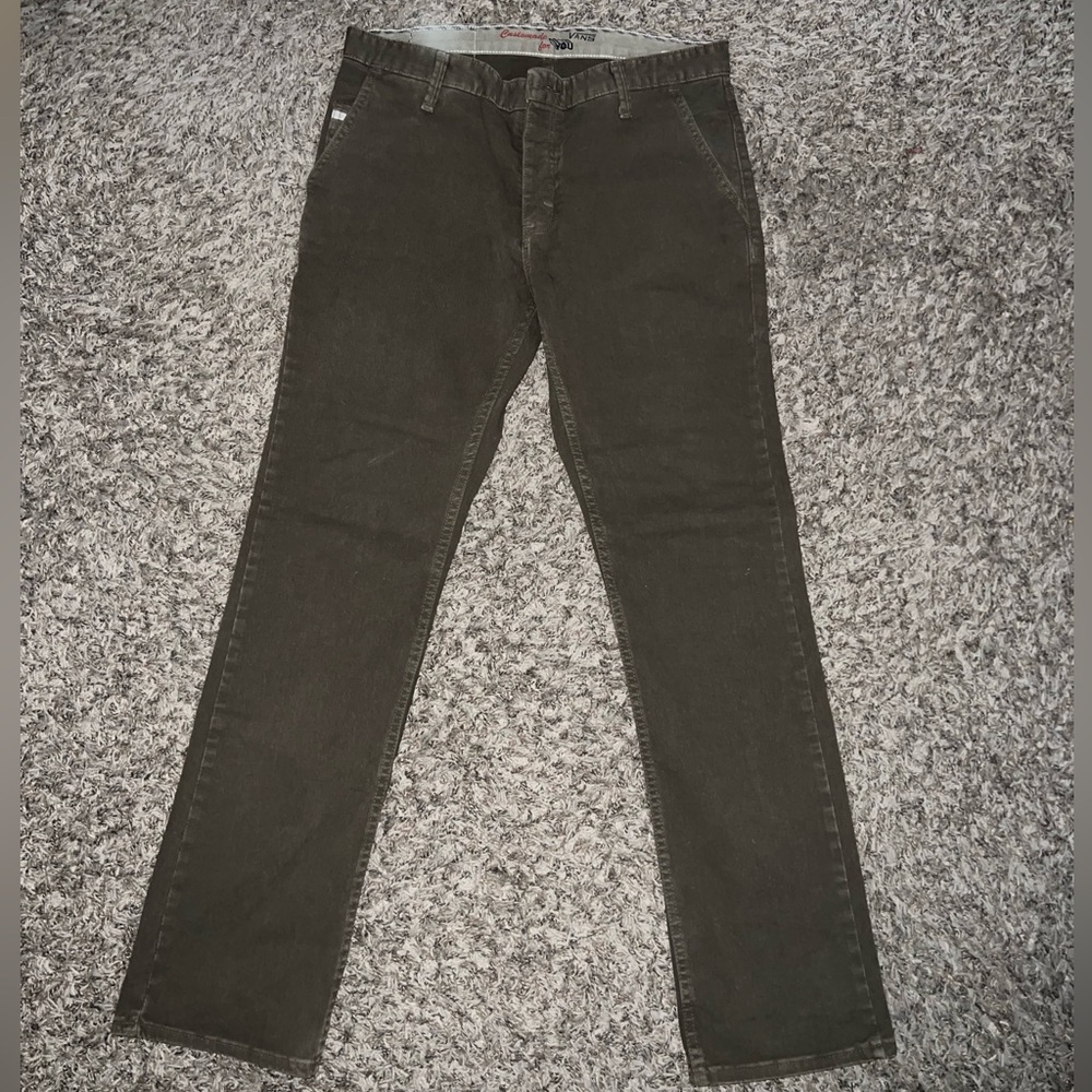 Vans V56 Standard Jeans - 32”x30” - Olive Green